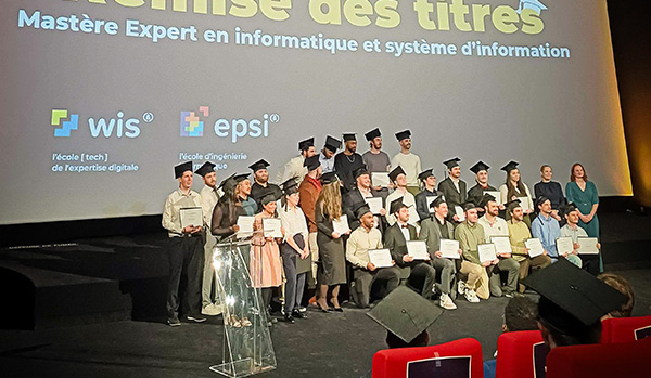 Cérémonie de remise des diplômes à l'école EPSI